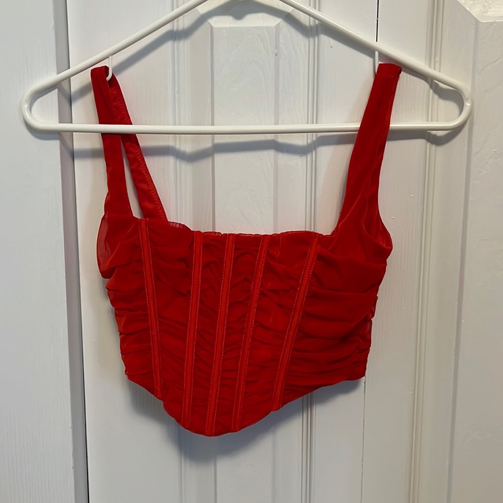 Red Corset Top